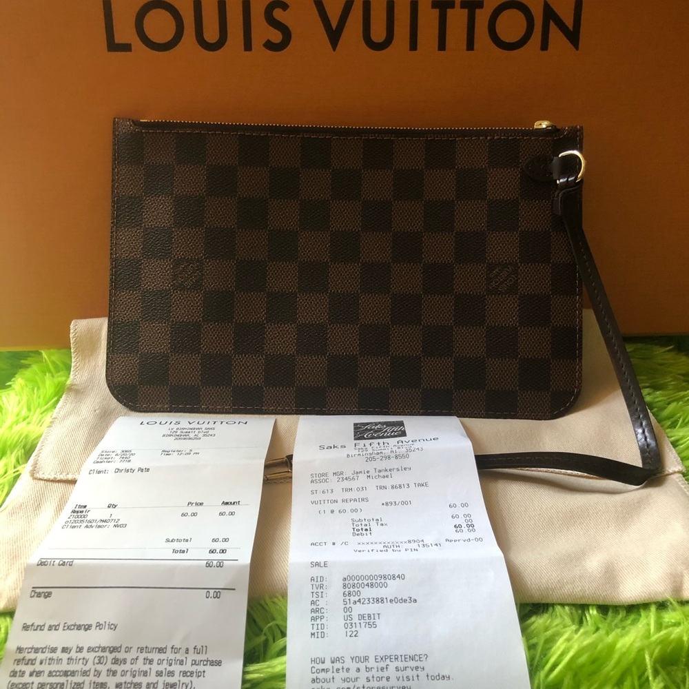 💝💝Louis Vuitton Neverfull GM Pouch 🎁